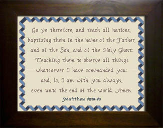 Teach All Nations - Matthew 28:19-20